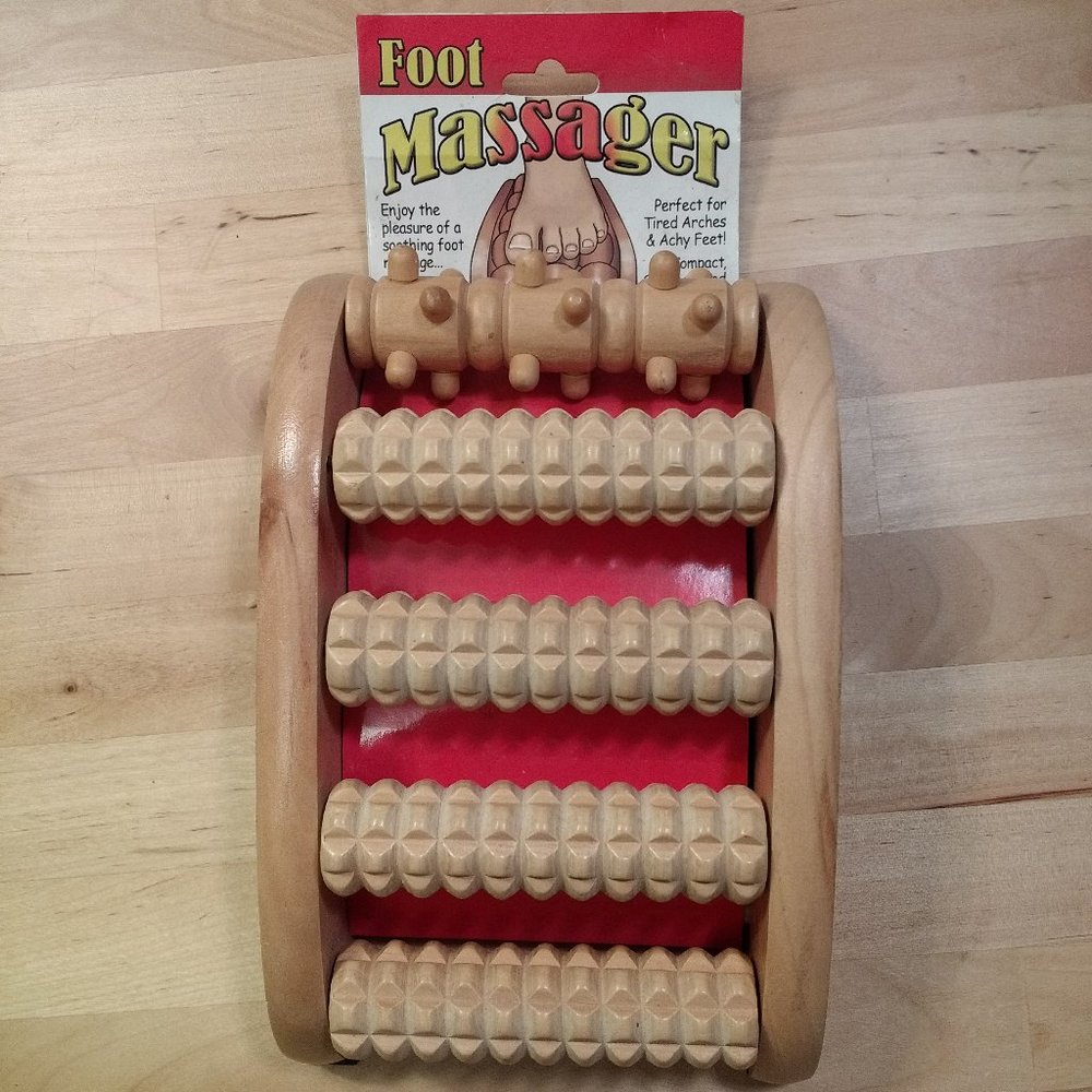 Spa Pleasures Soothero Wood Foot Massager Roller
